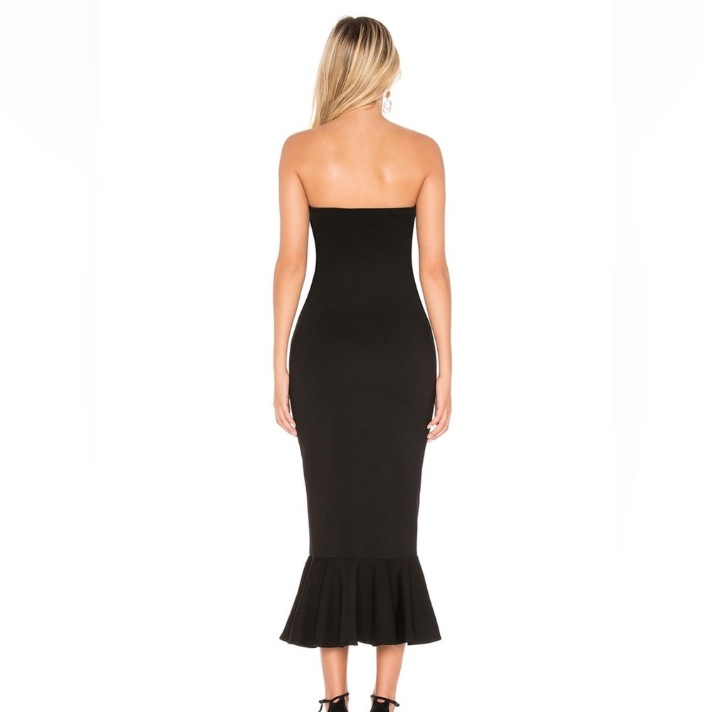 Super down black strapless dress - Picture 3 of 3
